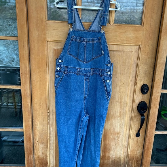 Women's Vintage Cotton Ginny Denim Overalls - Size Medium - Picture 1 of 4